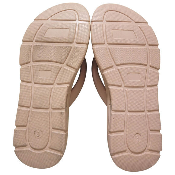 Aqua College Women Amanda Wedge Flip Flop Thong Sandals Size US 9M Blush Pink - Picture 4 of 5